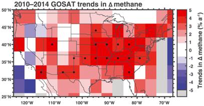 Where U.S. Methane Measures Are High